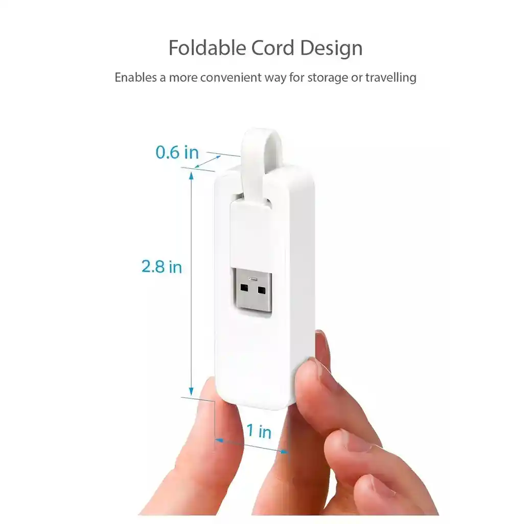 Adaptador Convertidor De Usb 2.0 A Red Lan 10/100mbps Tplink