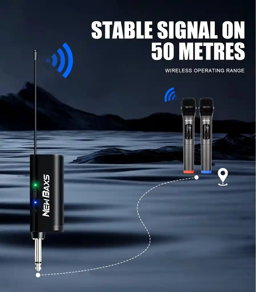 Micrófono Inalámbrico Uhf De Frecuencia Fija