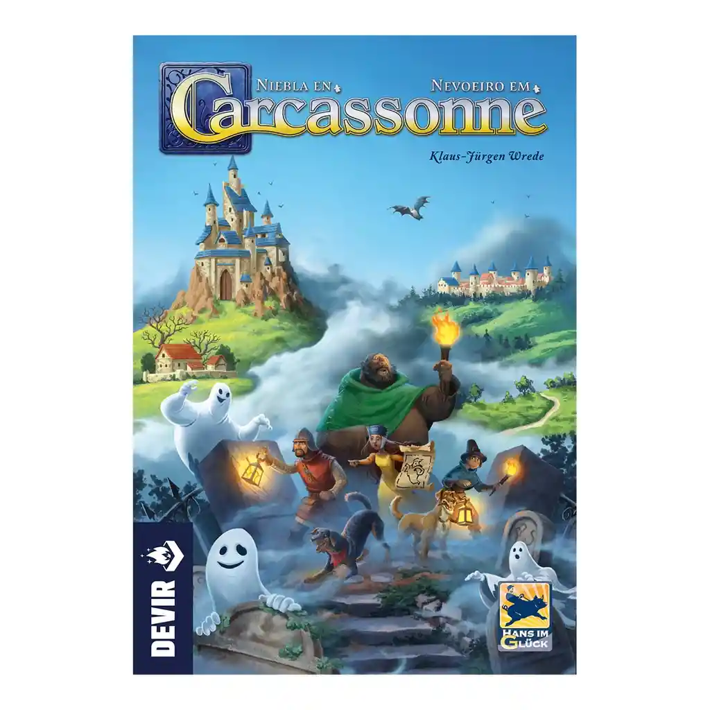 Juego De Mesa Niebla En Carcassonne Para Niños Adultos