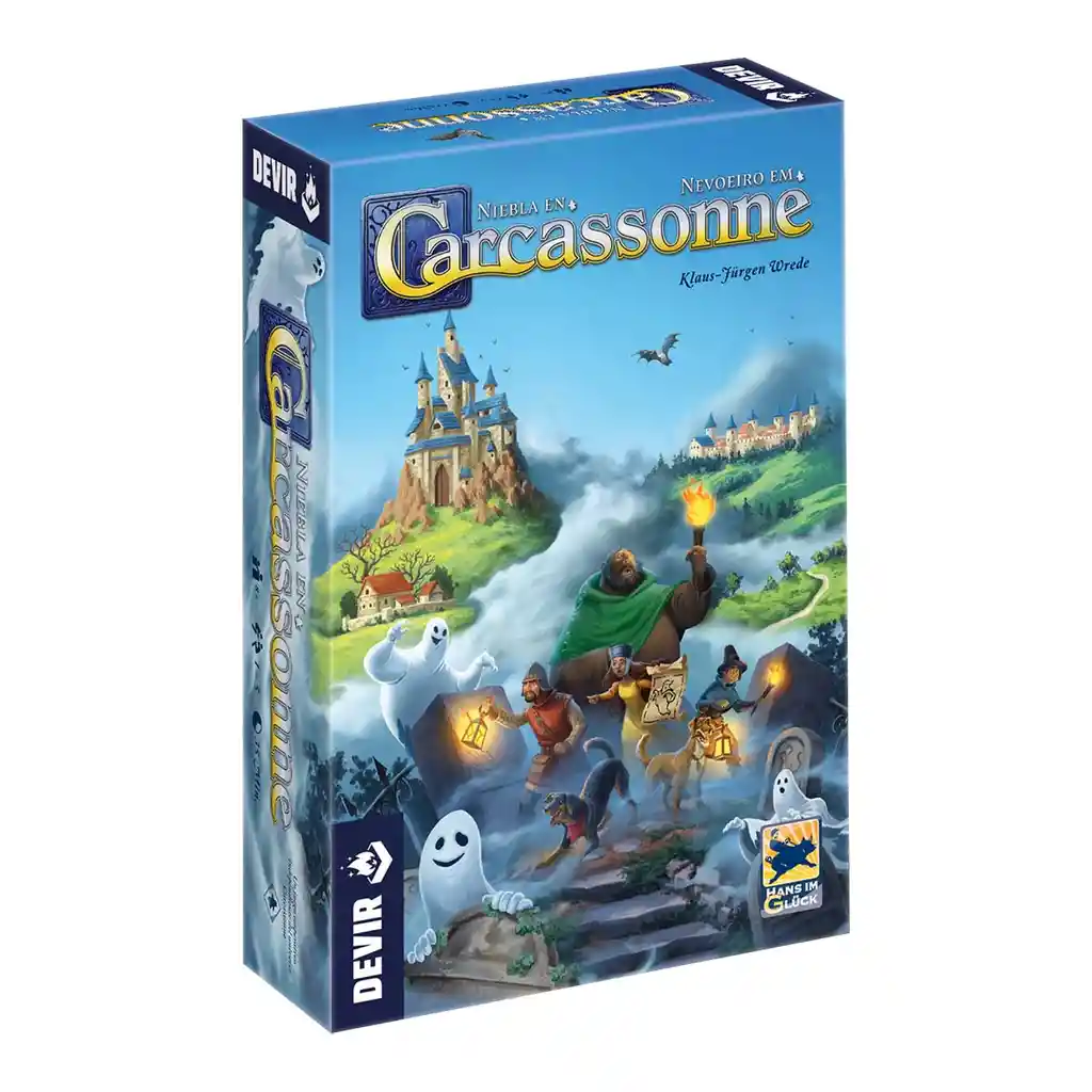 Juego De Mesa Niebla En Carcassonne Para Niños Adultos