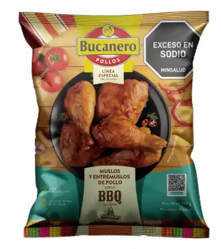 Muslos Y Entremuslos De Pollo En Salsa Bbq X900g