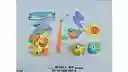 Juego Peces, Animales Marinos Juguete Caña Pescar X6 Figuras