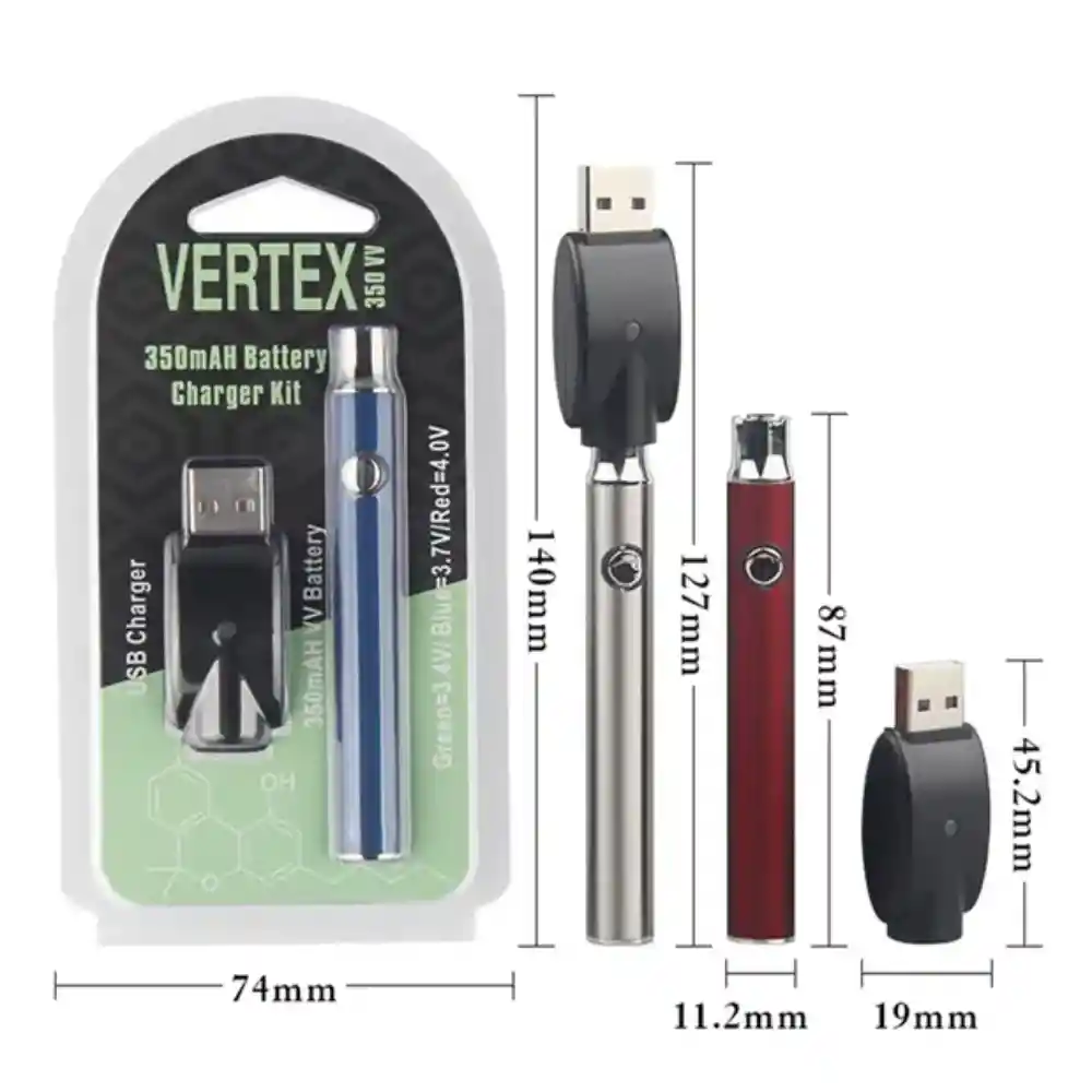 Bateria Para Destilado Vertex 350mah
