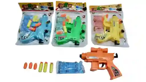 Pistola De Juguete Lanza Dardos Bolas Hidrogel 21 Cm Juego