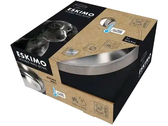 Eskimo Double Wall Bowl 1.25 L - Black