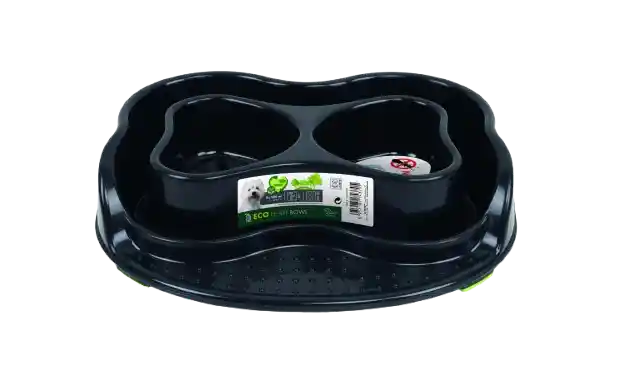 Eco Heart Bowl - 2 x 500 ml  Black