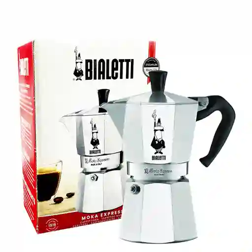 Cafetera Italiana Moka Express Bialetti Original (3 Tazas)