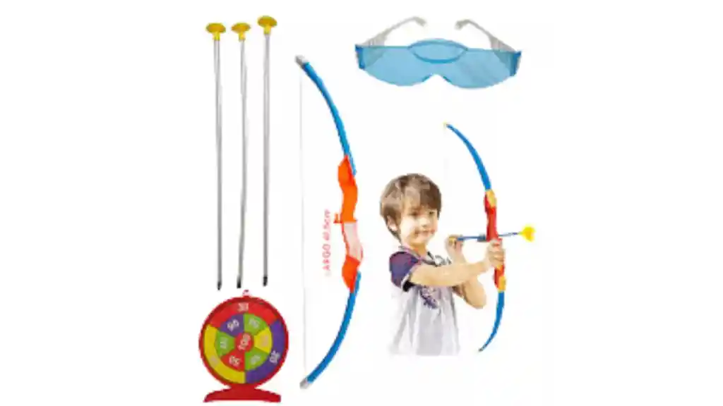 Arco Juguete Lanzador Flechas Niños Tablero Tiro Al Blanco