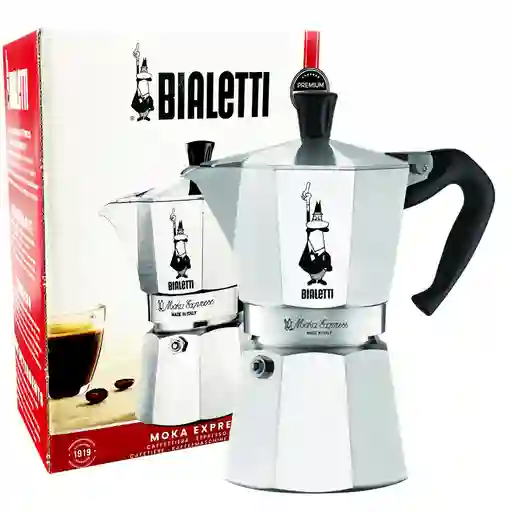 Cafetera Italiana Moka Express Bialetti Original (6 Tazas)