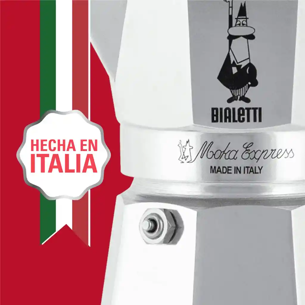 Cafetera Italiana Moka Express Bialetti Original (3 Tazas)