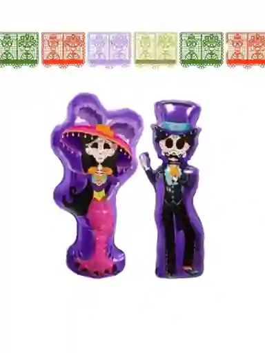 Kit Decorativo Para Dia De Muertos Halloween - Esposos