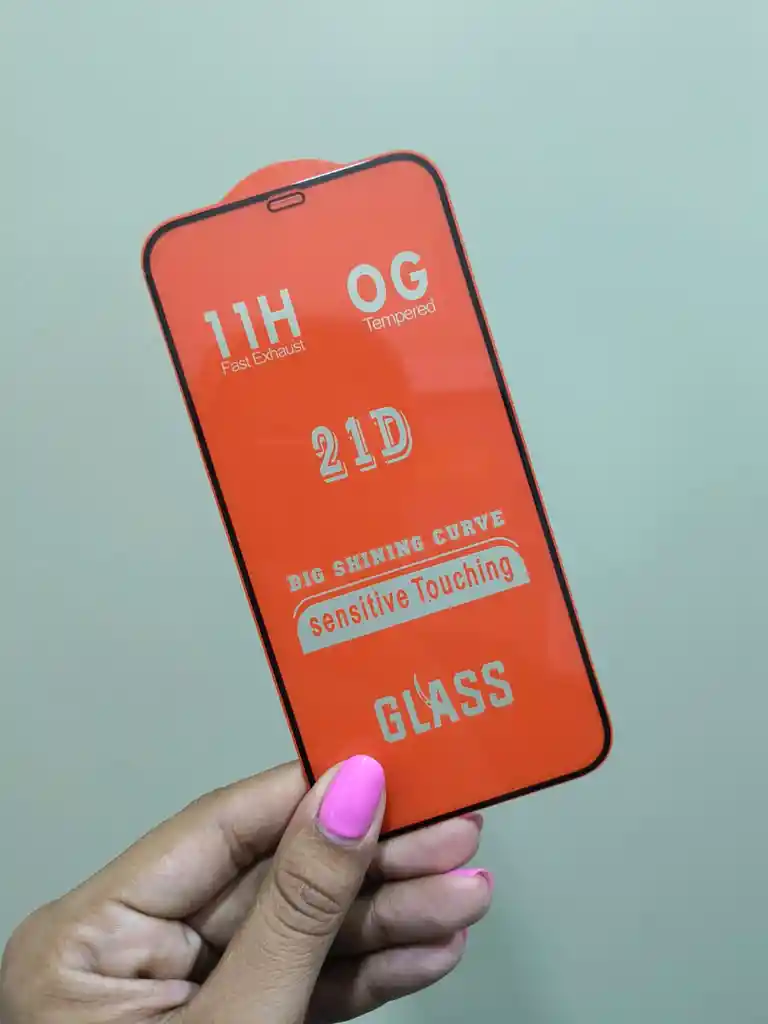Iphone X Vidrio Templado | Full Pegamento | Contacto Sensible