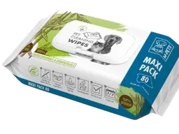 Pet Cleaning Wipes Bamboo - Maxi Pack 20 X 15 Cm - 80 Pcs