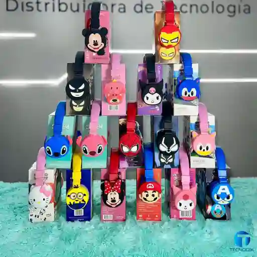 Diadema Bluetooth De Personajes Infantiles