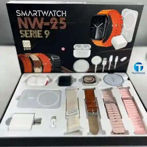 Super Combo Smartwatch +airpods + Cargador Magsafe + Powerbank