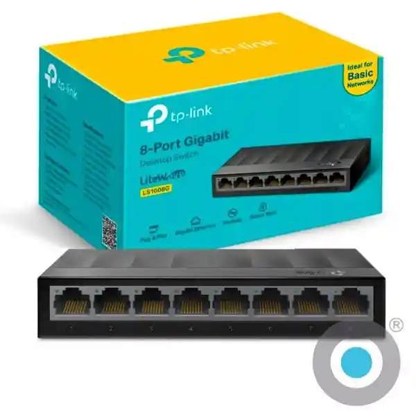 Switch Tp Link 8 Puertos Base 1000 Sl 1008g