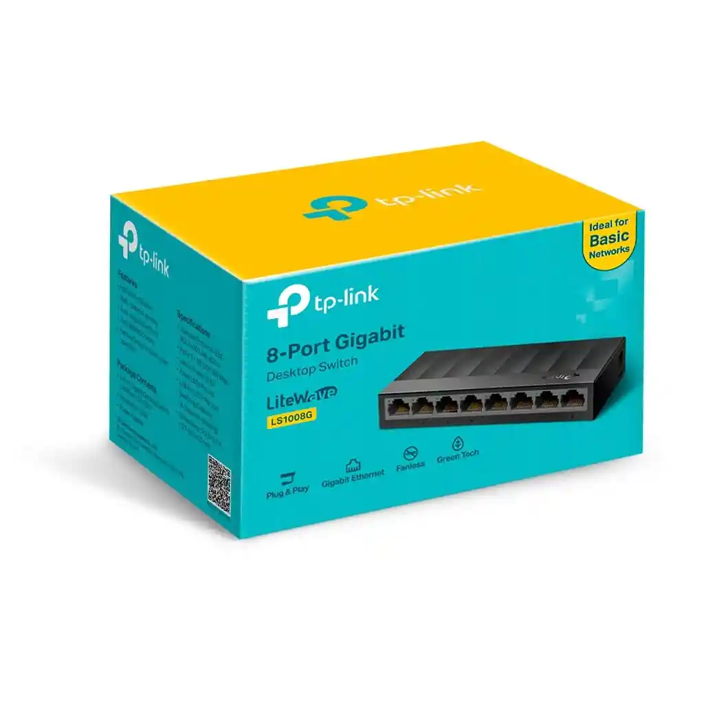 Switch Tp Link 8 Puertos Base 1000 Sl 1008g