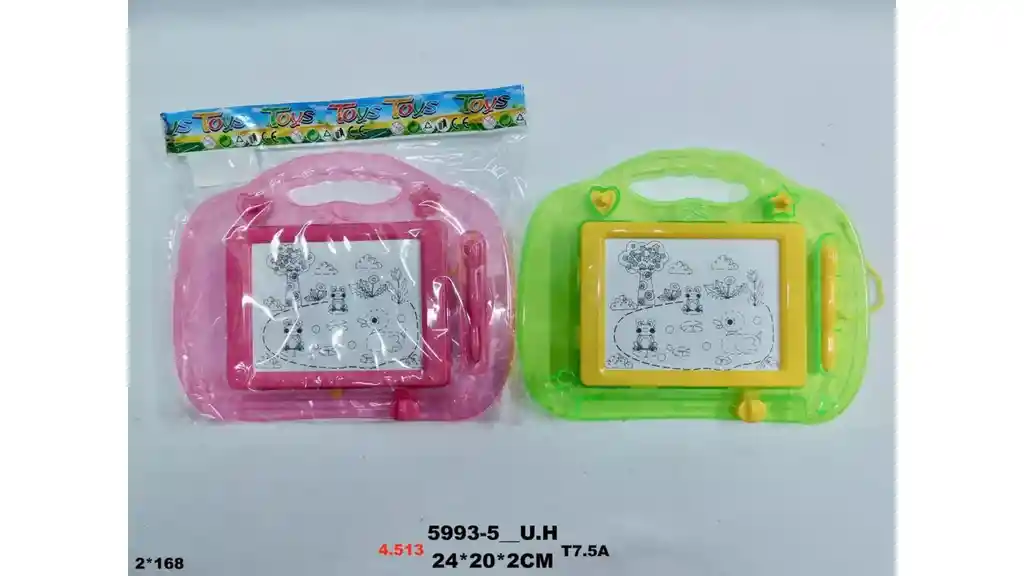 Juego Tablero Mágico Pizarra Maleta Didáctico Juguete 24cm