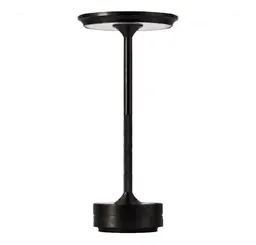 Lampara Led De Mesa Elegante Tactil 3 Metalica Recargable