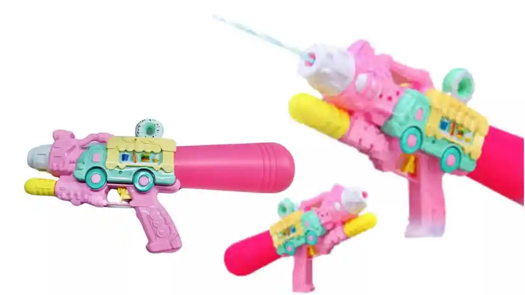 Pistola De Agua Para Niños Juego Lanza Playa Piscina Camión