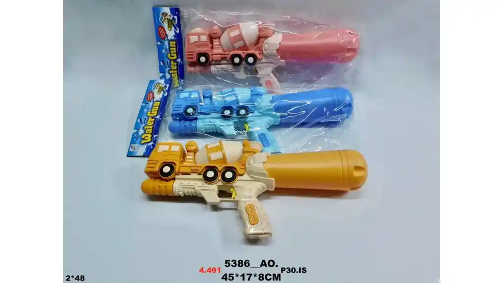 Pistola De Agua Niños Juego Lanzador Piscina Camión 45 Cm