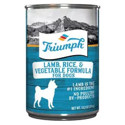 Lata Triumph Perro Lamb Veget X 374gr (cordero Verdura)