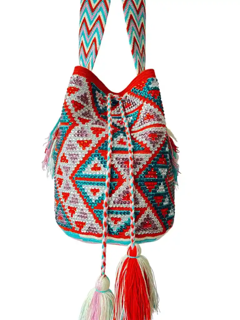 Wayuu Bags Grande Con Cristales