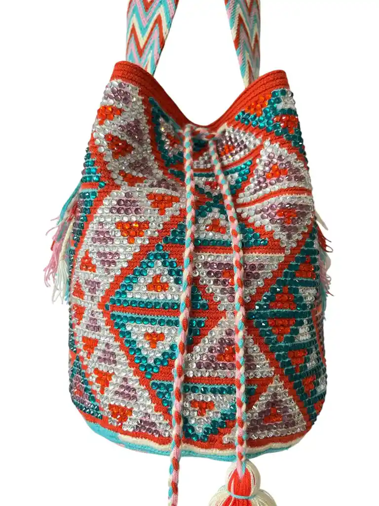 Wayuu Bags Grande Con Cristales