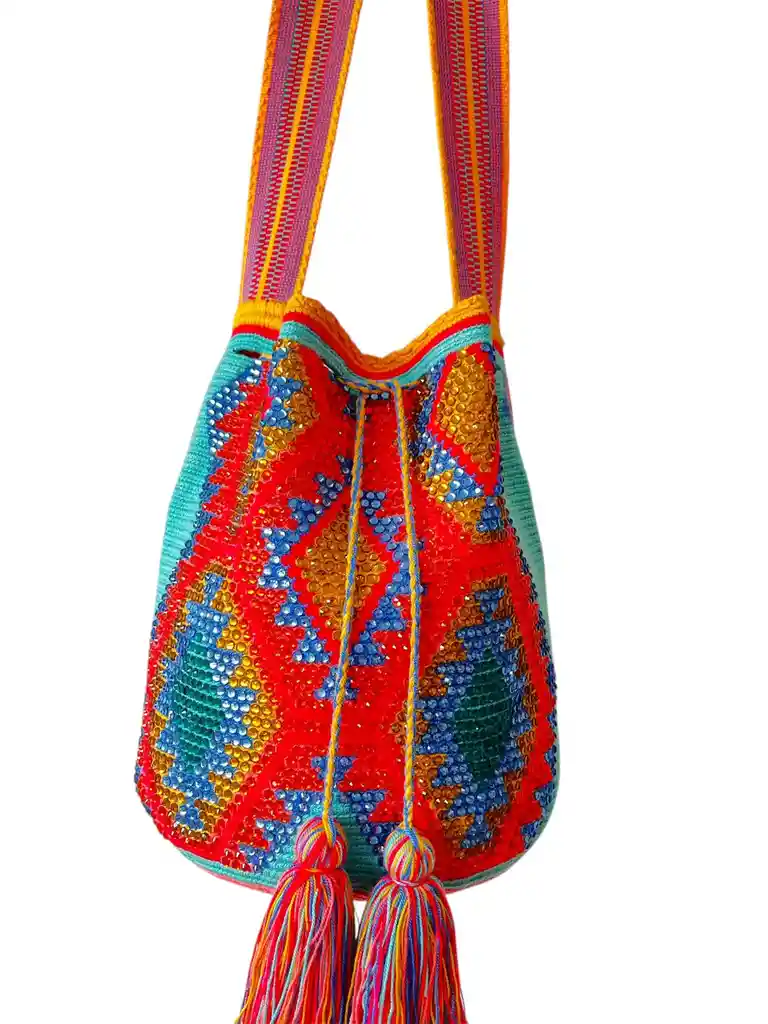 Wayuu Bag Grande Con Cristales