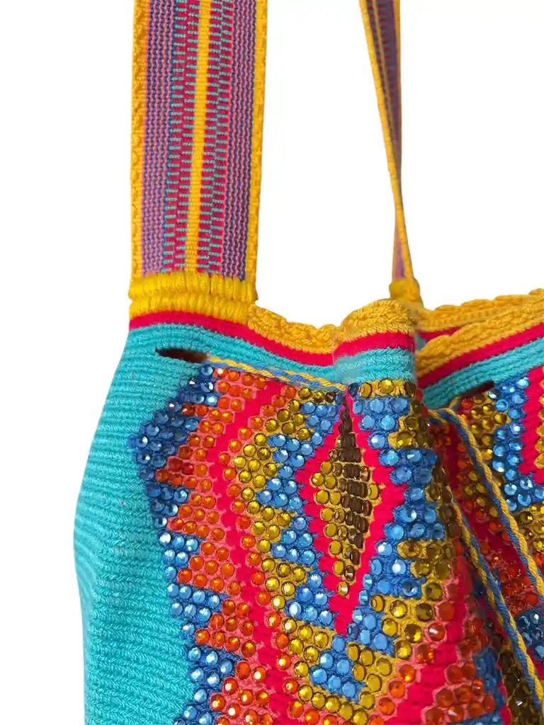 Wayuu Bag Grande Con Cristales