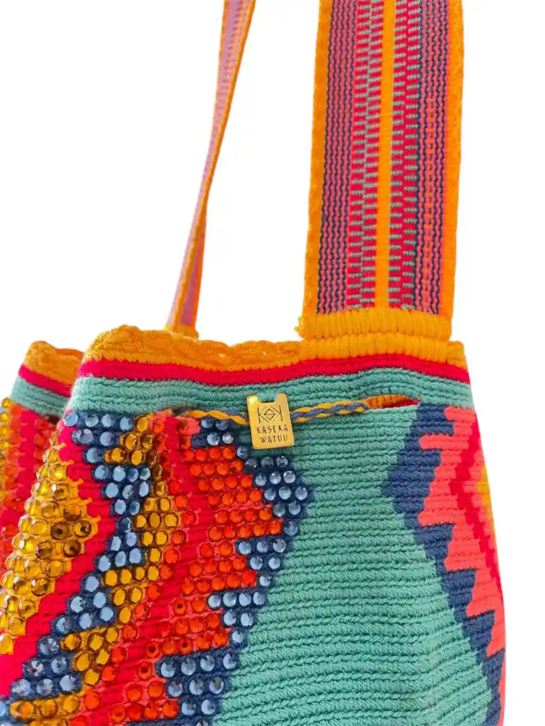 Wayuu Bag Grande Con Cristales