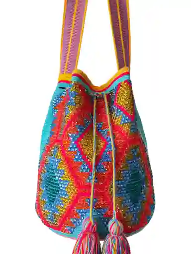 Wayuu Bag Grande Con Cristales