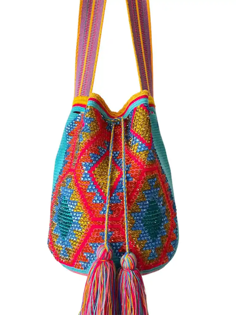 Wayuu Bag Grande Con Cristales