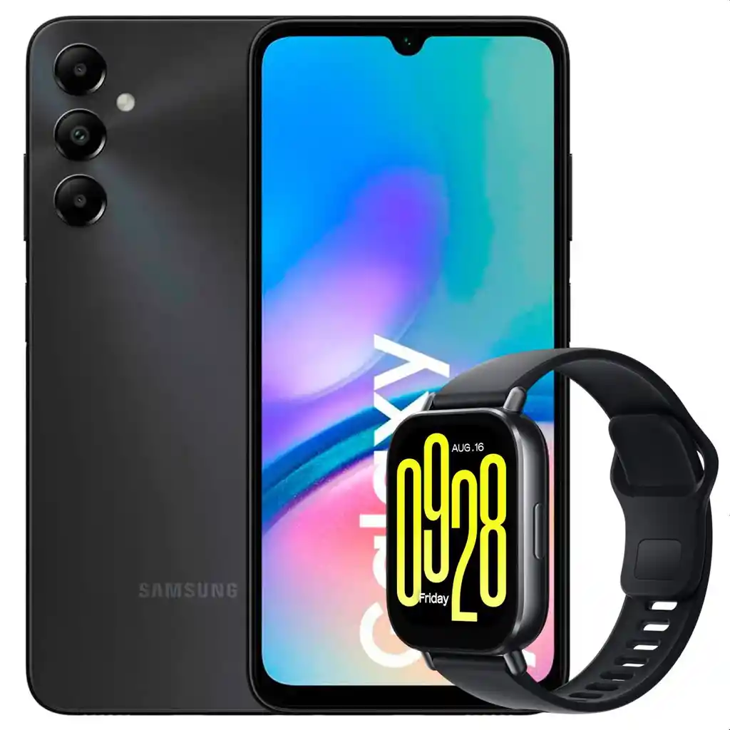 Samsung Galaxy A05s 128gb /6gb Blk + Redmi Watch 5 Active Blk