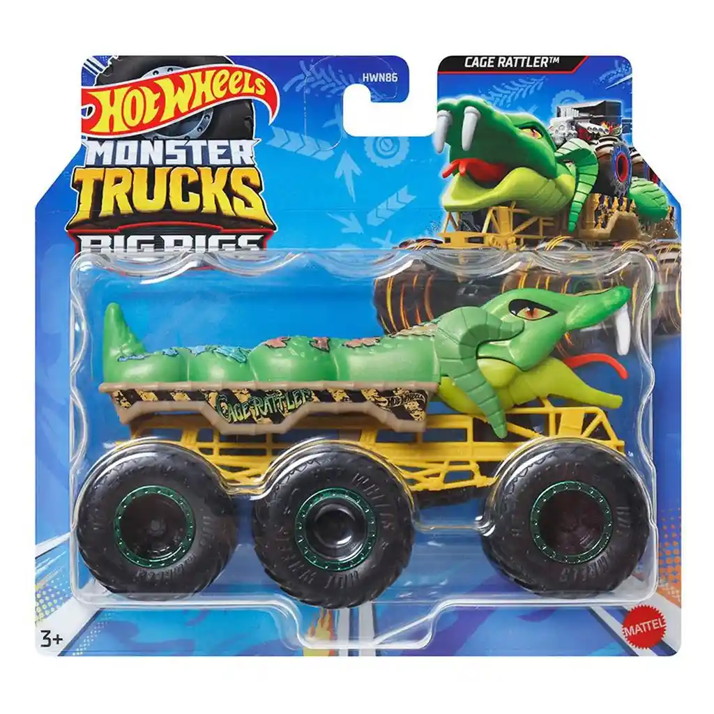 Hot Wheels Monster Trucks Cage Rattler