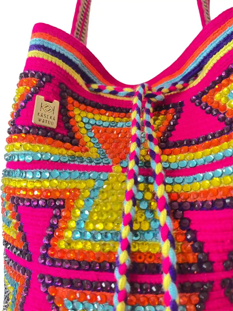 Wayuu Bag Grande Con Cristales