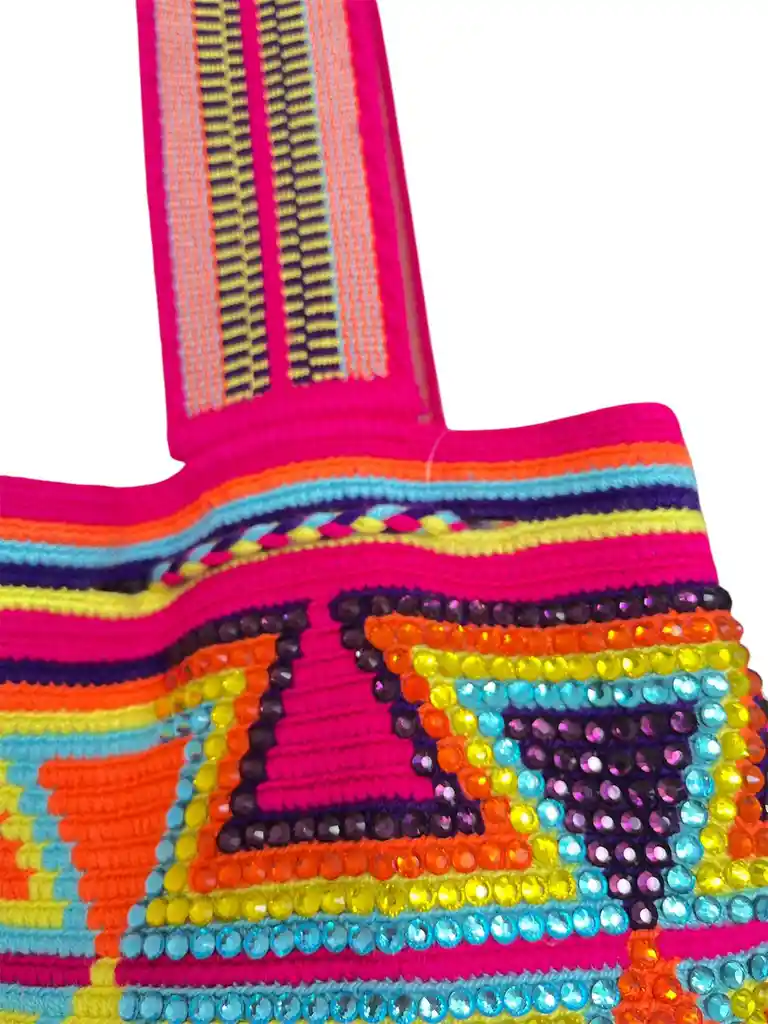 Wayuu Bag Grande Con Cristales