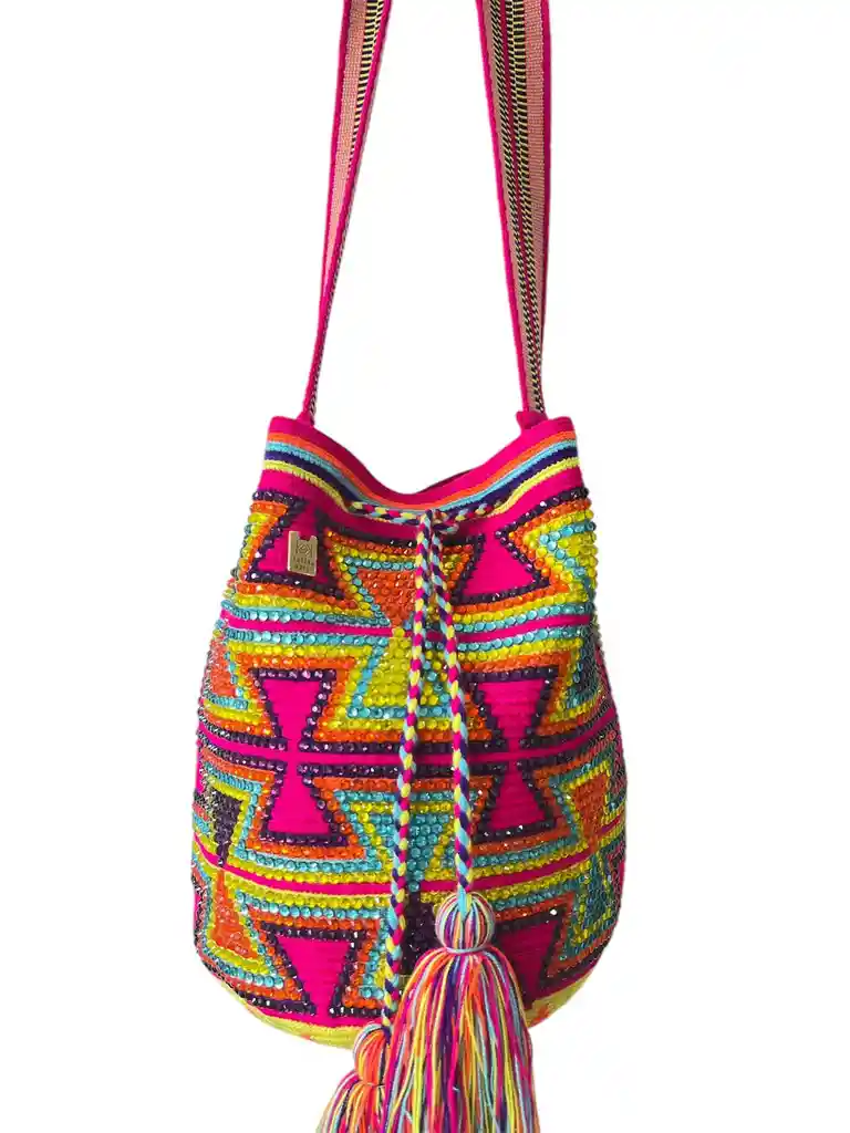 Wayuu Bag Grande Con Cristales