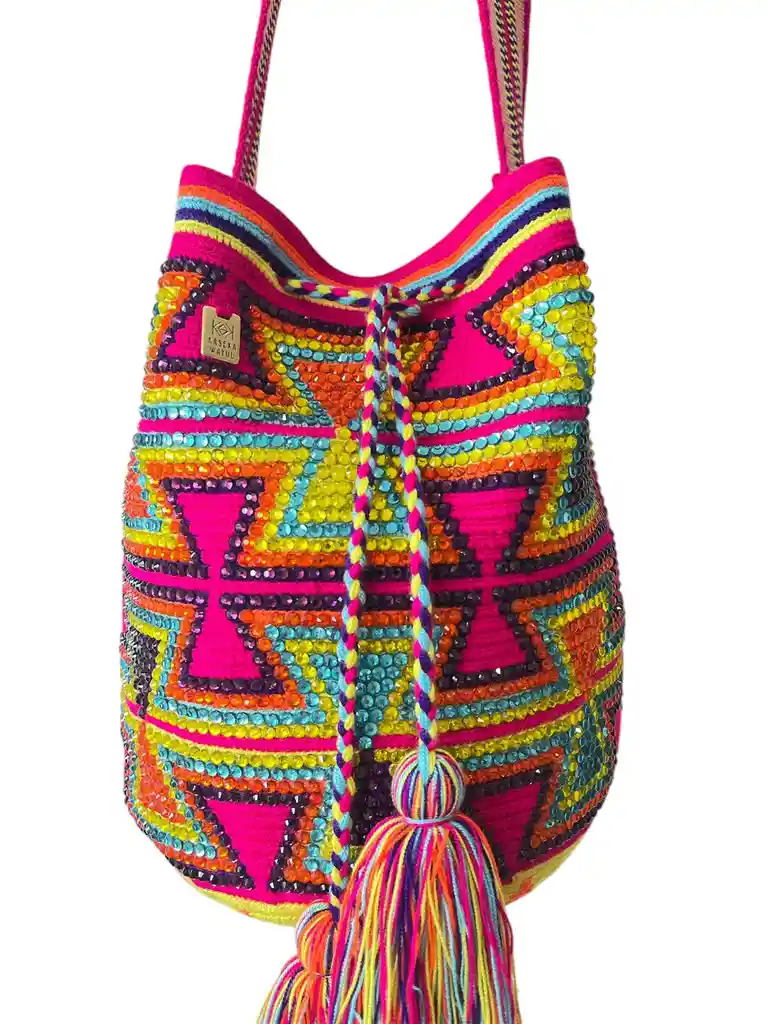 Wayuu Bag Grande Con Cristales