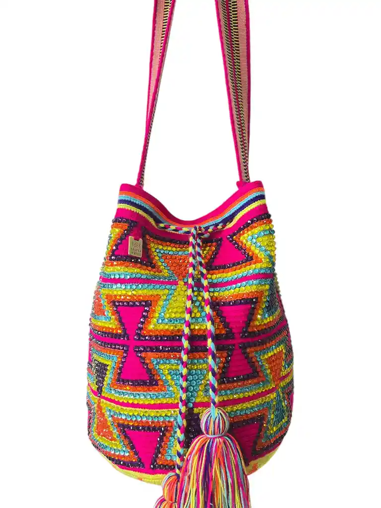 Wayuu Bag Grande Con Cristales