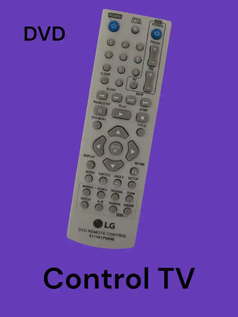 Control Remoto Para Dvd Lg 6711r1p089b