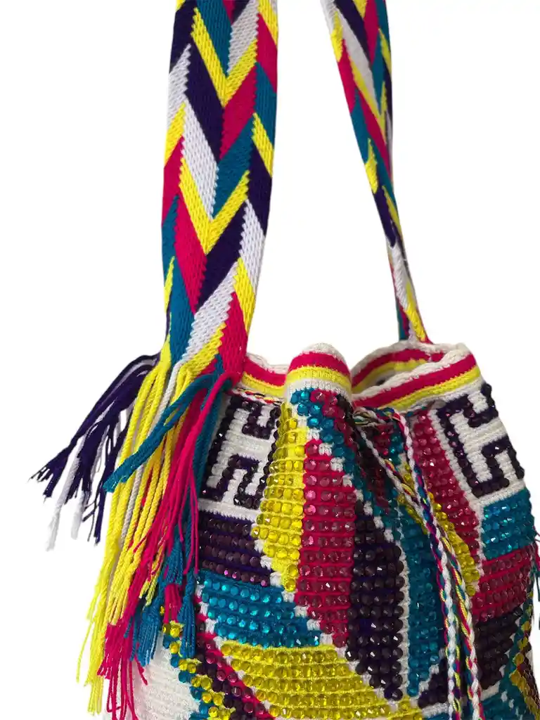 Wayuu Bag Grande Con Cristales