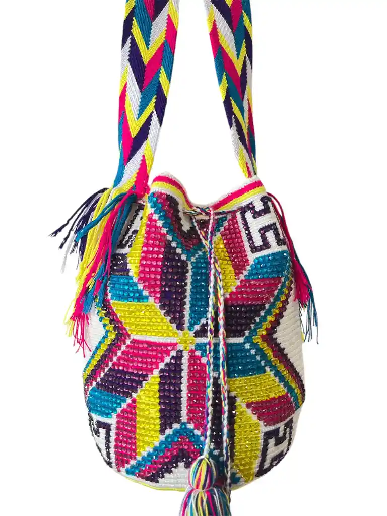 Wayuu Bag Grande Con Cristales