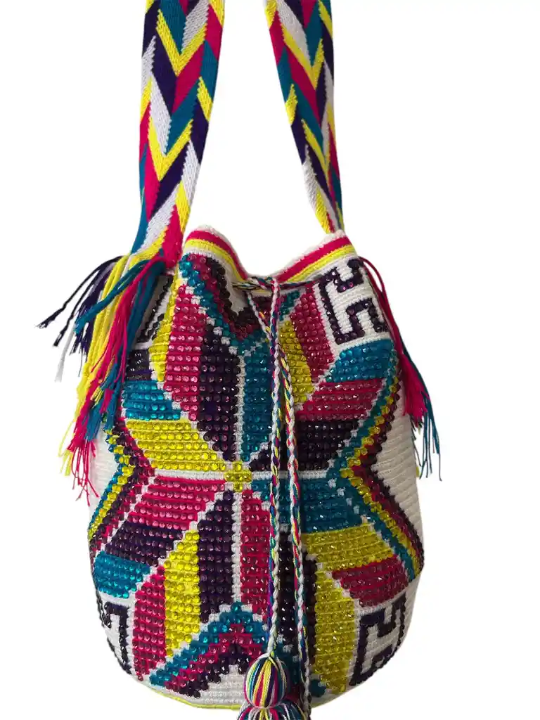 Wayuu Bag Grande Con Cristales