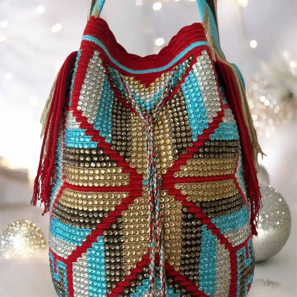 Wayuu Bag Grande Con Cristales