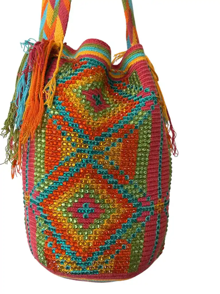 Wayuu Bag Grande Con Cristales