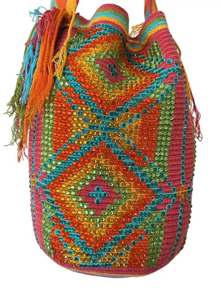 Wayuu Bag Grande Con Cristales