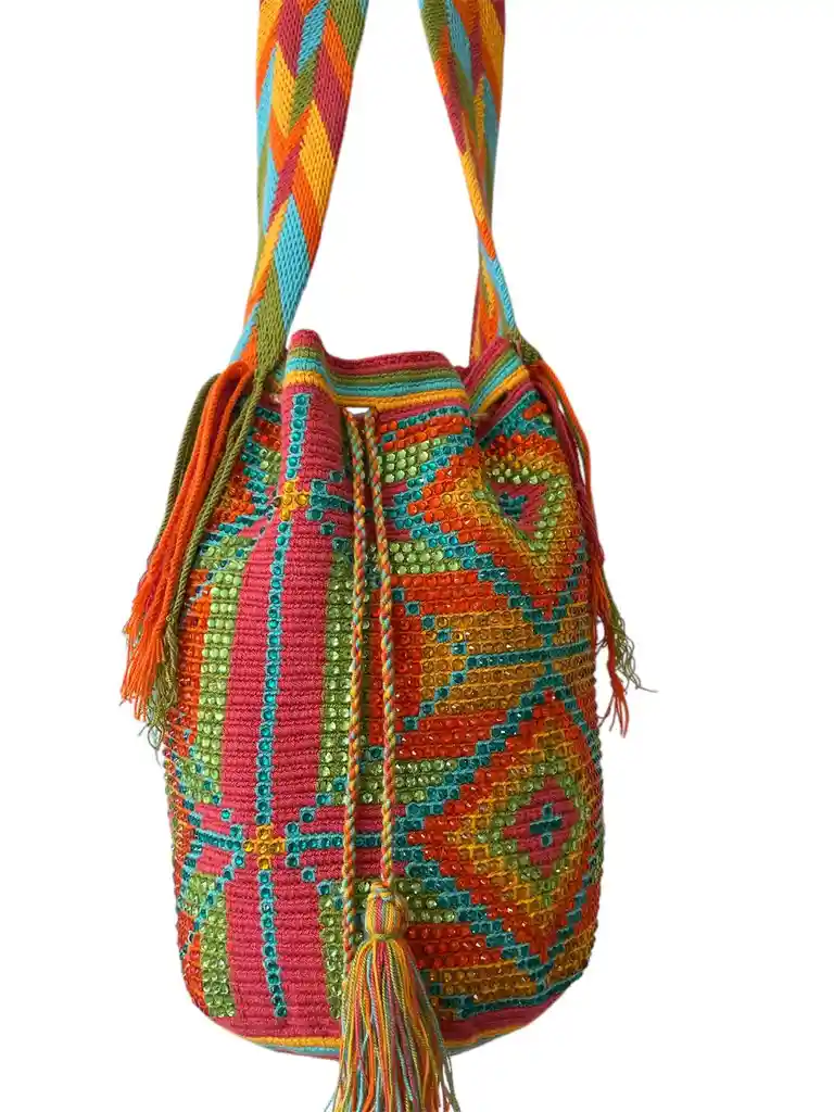 Wayuu Bag Grande Con Cristales