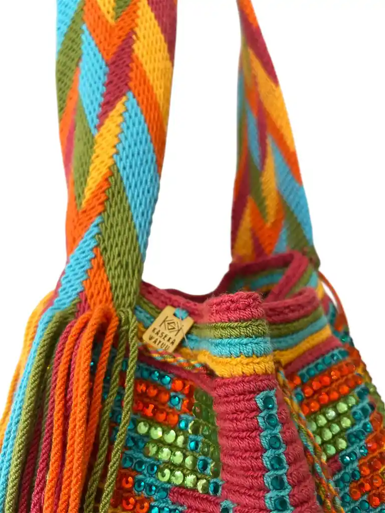 Wayuu Bag Grande Con Cristales