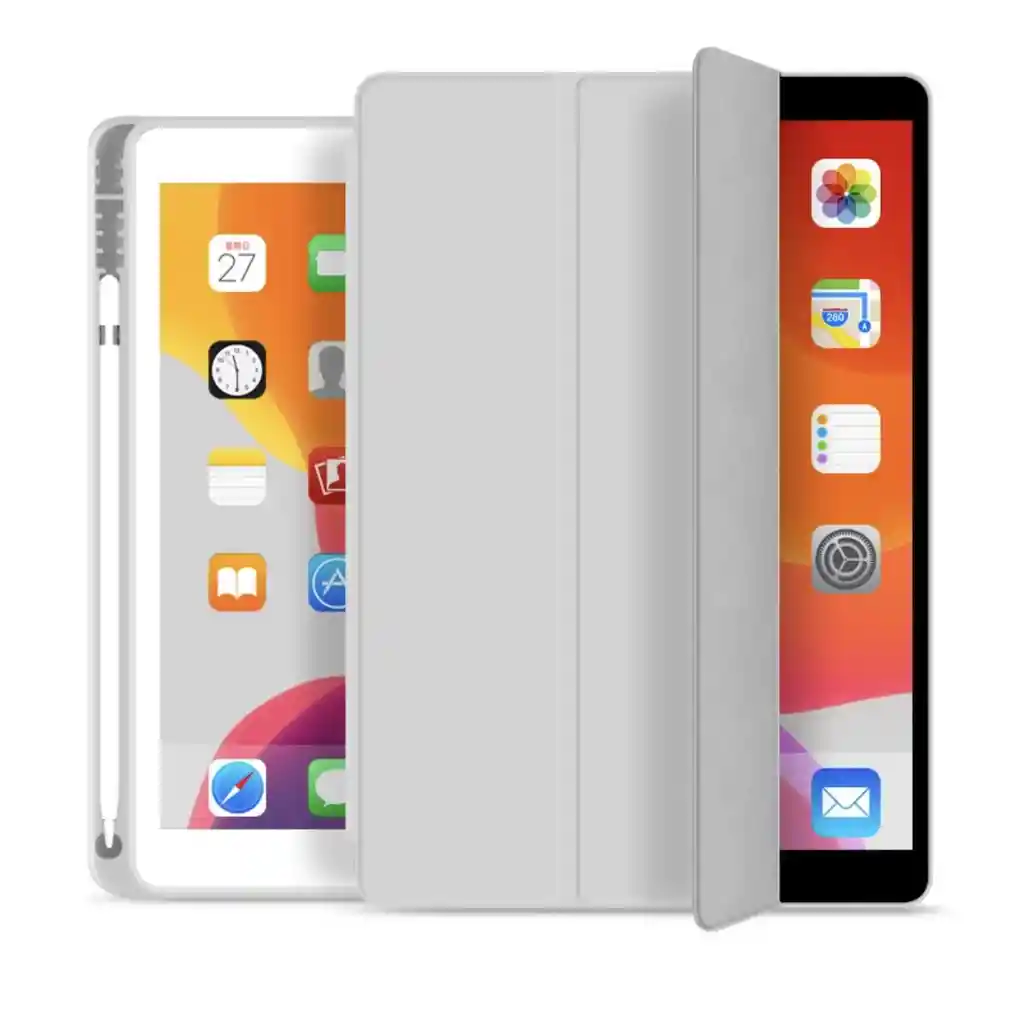 Estuche Protector Compatible Con Ipad 10.2 Cover Magnético